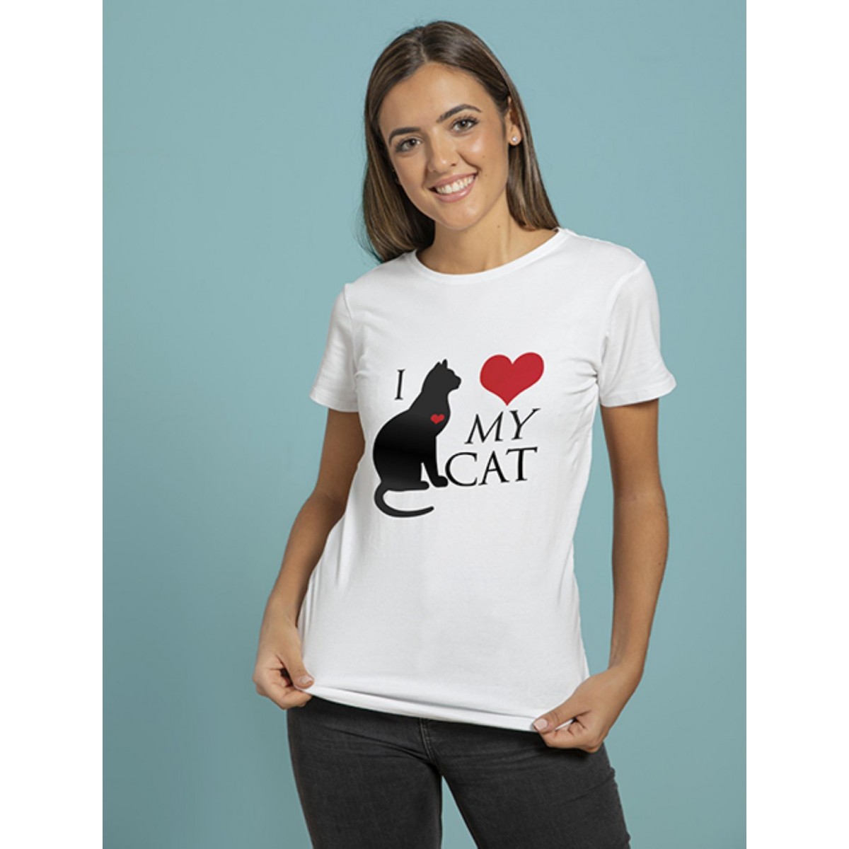 I Love My Cat - Szeretem A Cicámat Póló