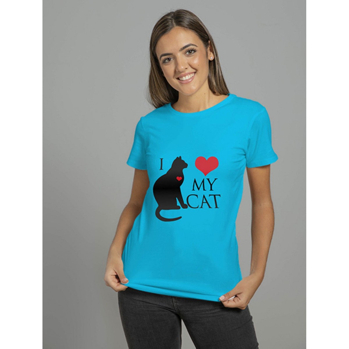 I Love My Cat - Szeretem A Cicámat Póló