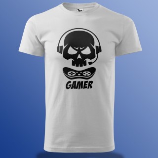 Fejhallgatós Koponya Gamer 