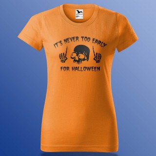 Koponyás Halloween Póló