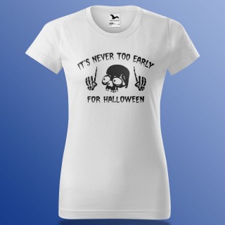 Koponyás Halloween Póló