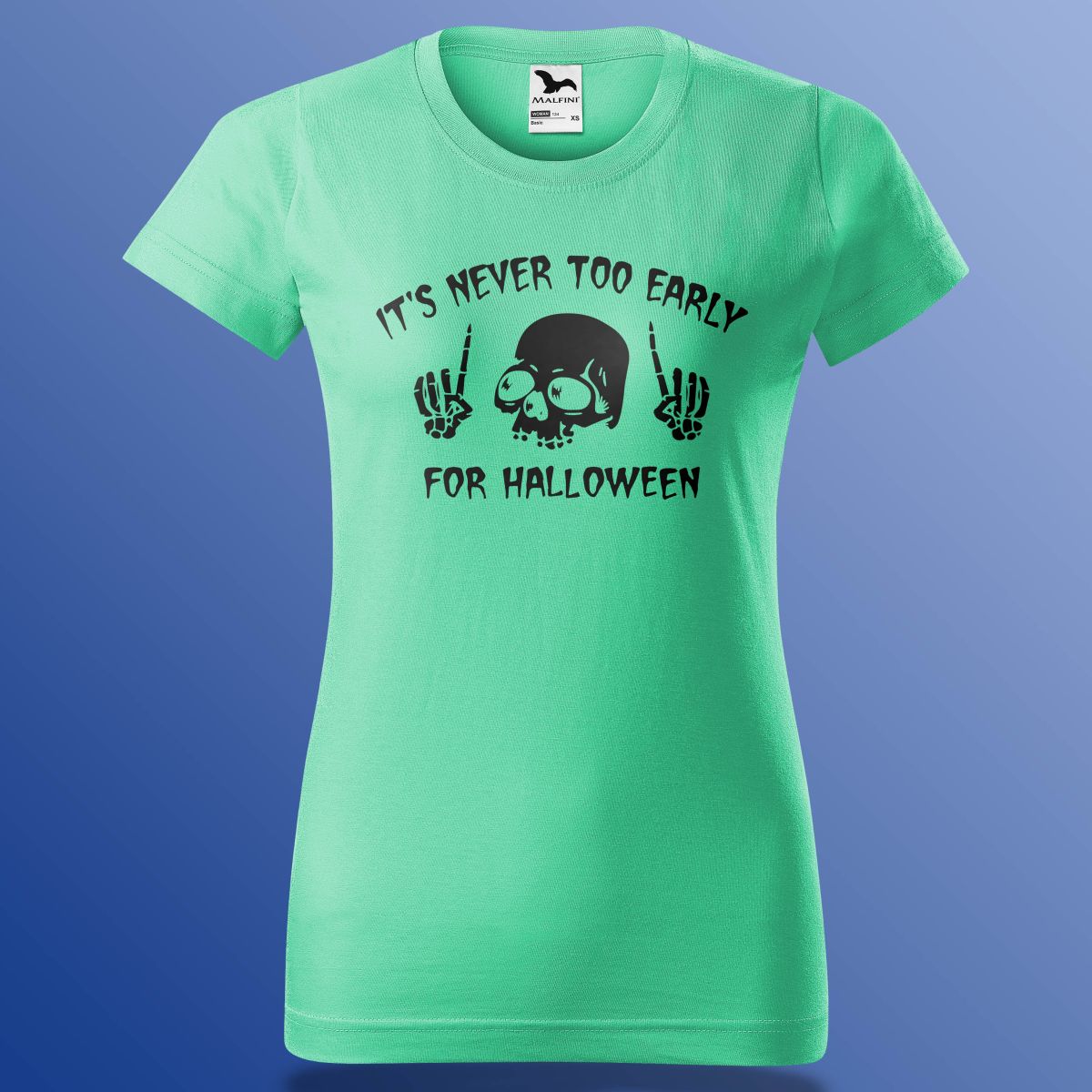 Koponyás Halloween Póló