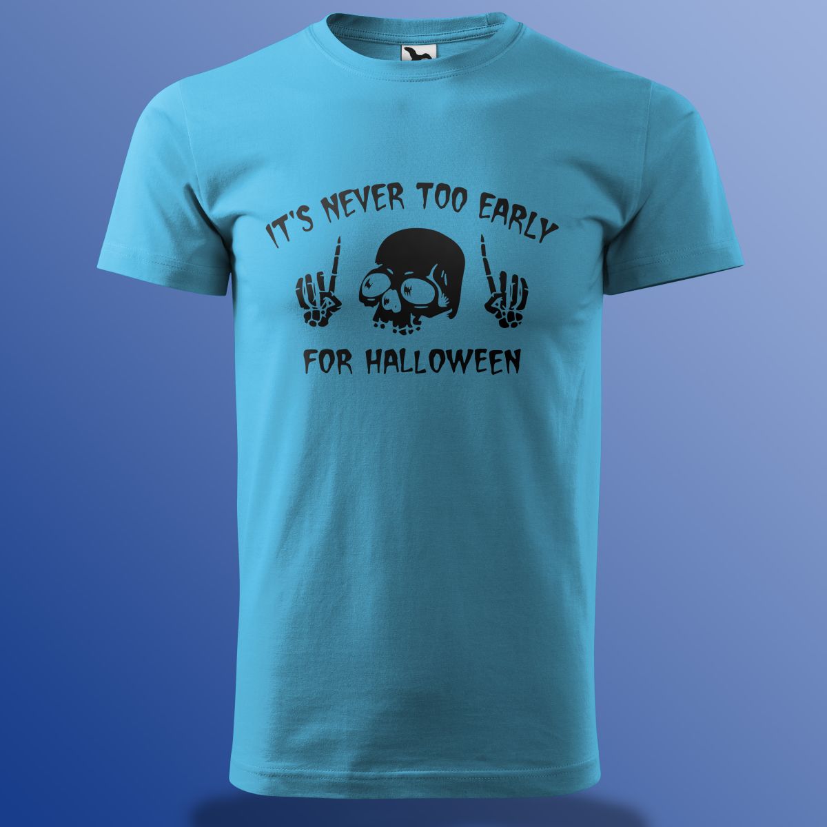 Koponyás Halloween Póló