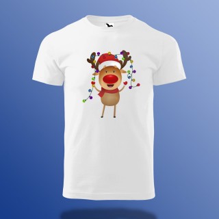 Rénszarvas Fényfüzérrel