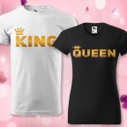 Valentin Nap - Páros Póló - King-Queen