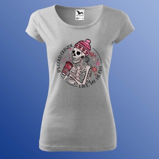 Valentin Nap - Szerelmes Csontváz Póló