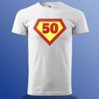 Születésnapi Póló - Superman Jelben - 50