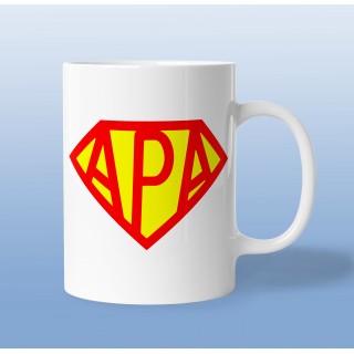 Superdad Sorozat - Logó - Apa felirattal - Bögre