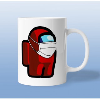 Maszkos Among Us Bögre